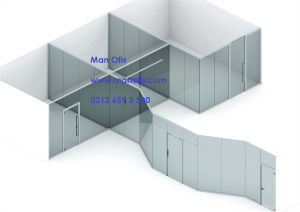 glass partition model