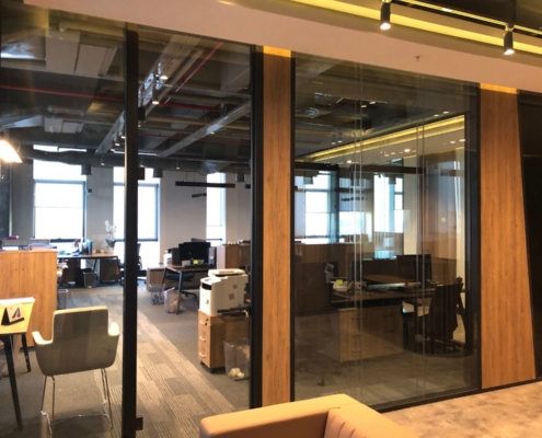 ahşap ofis bölme sistemleri