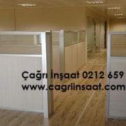 Cam Ahşap Panel Bölme