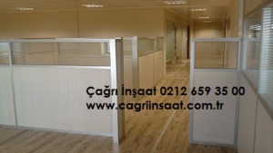 Cam Ahşap Panel Bölme